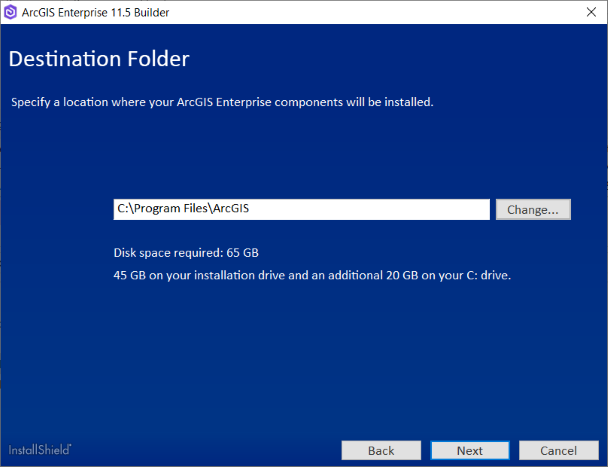 Provide the installation location for Provide the installation location for