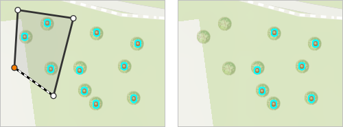 Remove points from a multipoint feature
